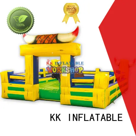 long inflatable rock climbing wall pvc for paradise KK INFLATABLE 1