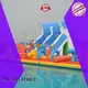 multichannel inflatable water parks blue for paradise KK INFLATABLE 1
