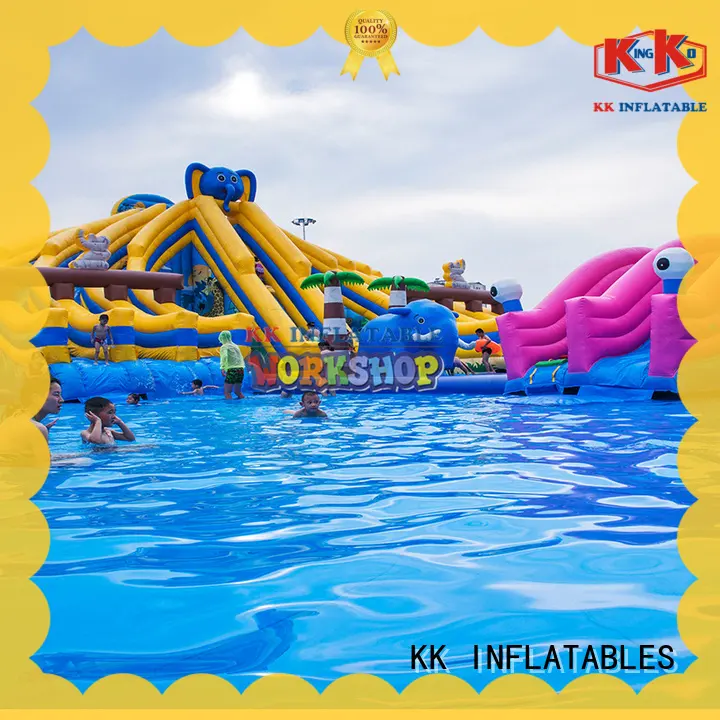 inflatable water playground dinosaur for seaside KK INFLATABLE 1