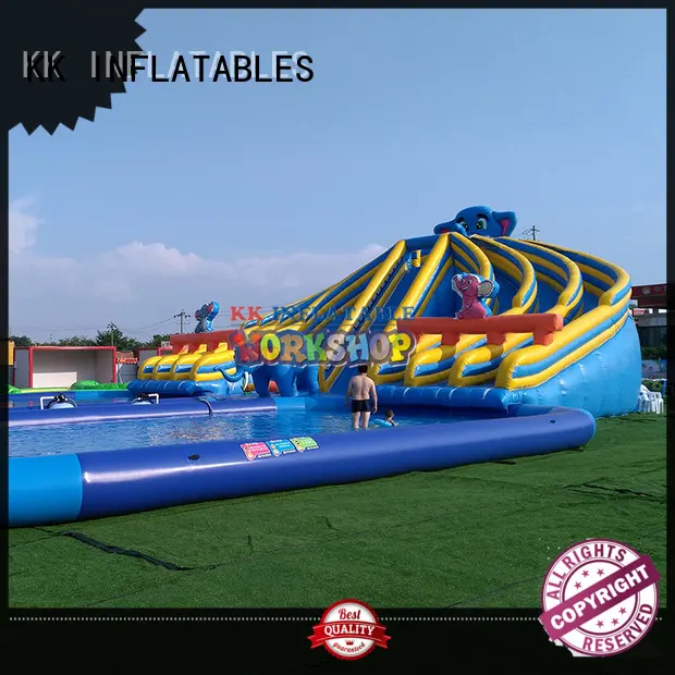 pvc inflatable water parks factory price for seaside KK INFLATABLE 1