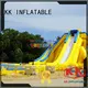 inflatable water playground multichannel for children KK INFLATABLE 1