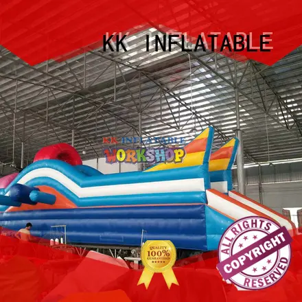 KK INFLATABLE heavy duty cheap water slides various styles for playground 1