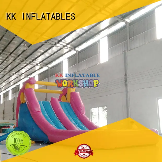 bouncy slide slide combination for playground KK INFLATABLE 1