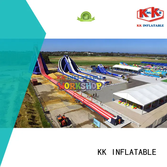 KK INFLATABLE slide pool combination inflatable water playground good quality for beach 1