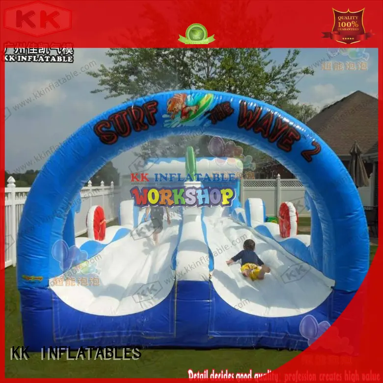 cartoon inflatable water playground rainbow for amusement park KK INFLATABLE 1