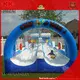 cartoon inflatable water playground rainbow for amusement park KK INFLATABLE 1