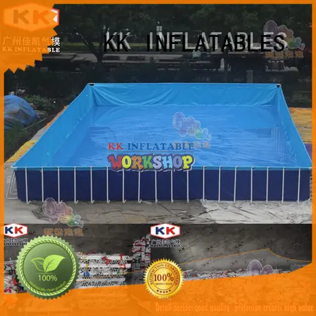 KK INFLATABLE blue inflatable water parks animal modelling for beach 1