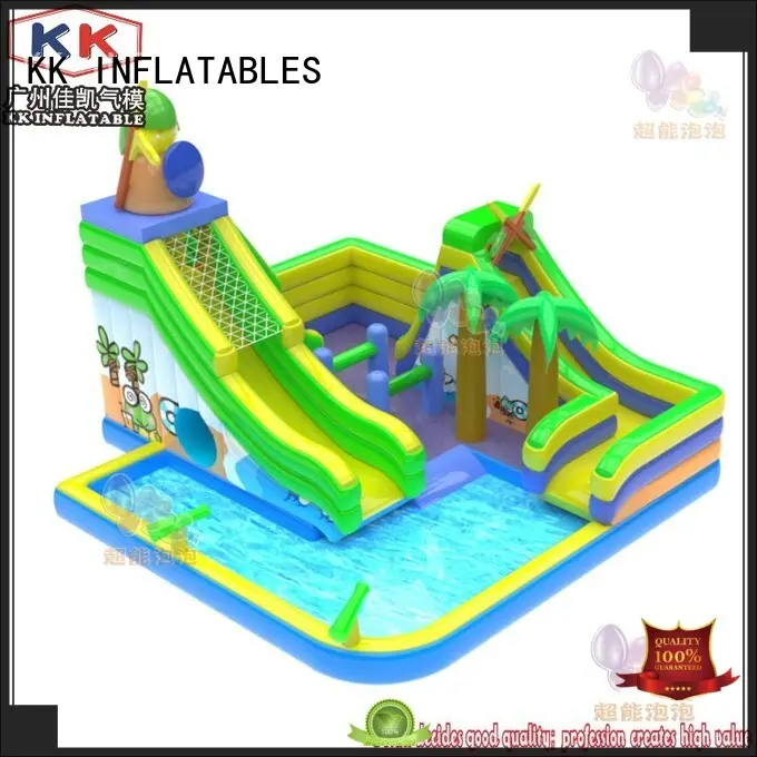slide pool combination inflatable water parks factory price for amusement park KK INFLATABLE 1