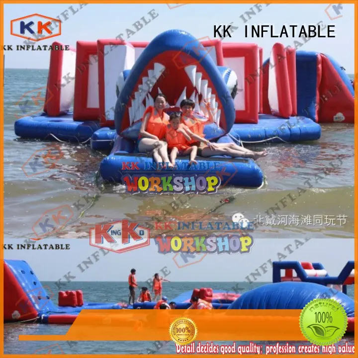 slide pool combination inflatable water playground manufacturer for amusement park KK INFLATABLE 1