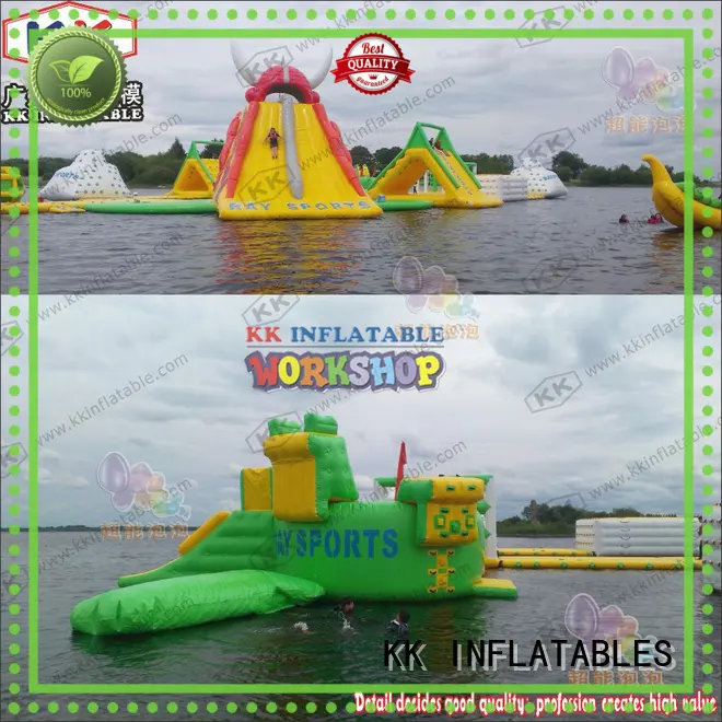 custom inflatable water playground manufacturer for paradise 1