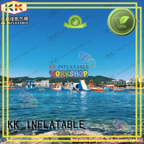 dinosaur kids inflatable water park manufacturer for seaside KK INFLATABLE 1