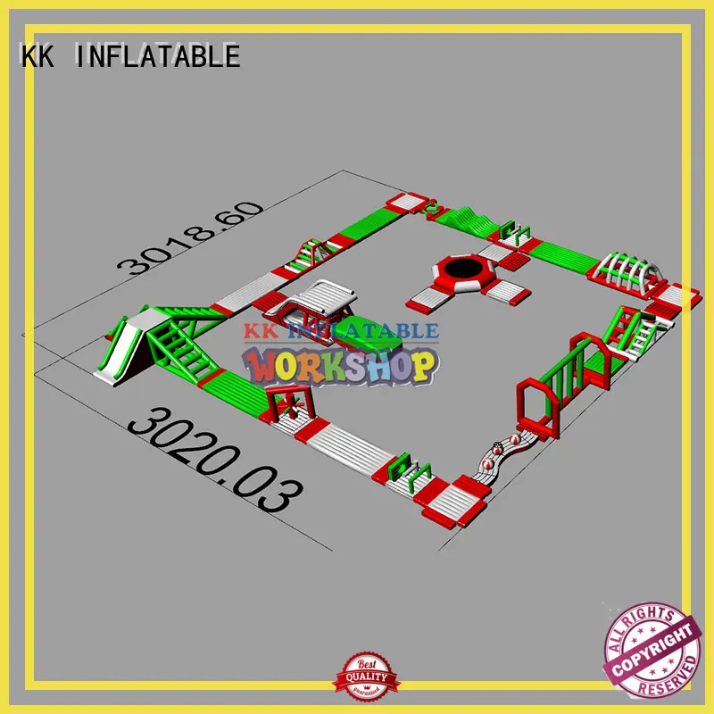 KK INFLATABLE multichannel inflatable water parks supplier for paradise 1