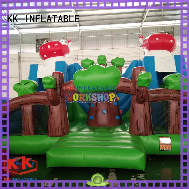 KK INFLATABLE tarpaulin kids bounce house supplier for playground 1