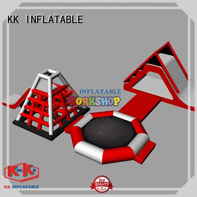 multichannel inflatable water playground factory price for amusement park KK INFLATABLE1 1