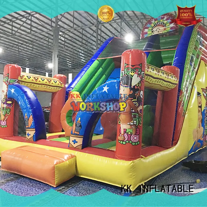 KK INFLATABLE climbing toddler obstacle course factory price for playground 1