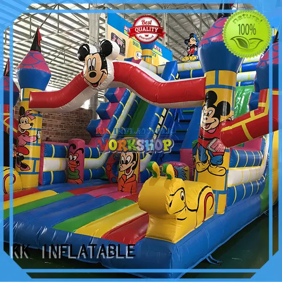 KK INFLATABLE hot selling inflatable castle animal shape for playground 1