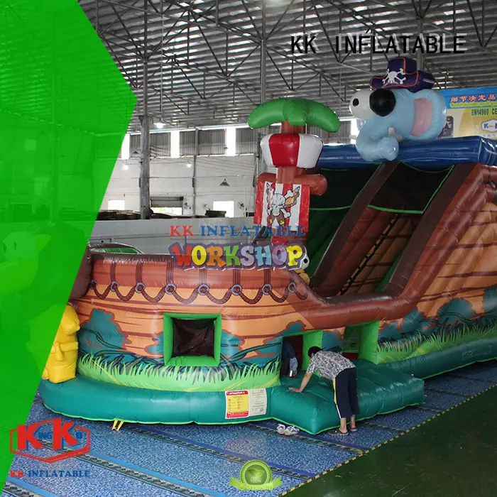 KK INFLATABLE funny inflatable play center pirate ship for playground 1
