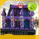 fire truck shape bouncy castle with slide supplier for playground KK INFLATABLE 1