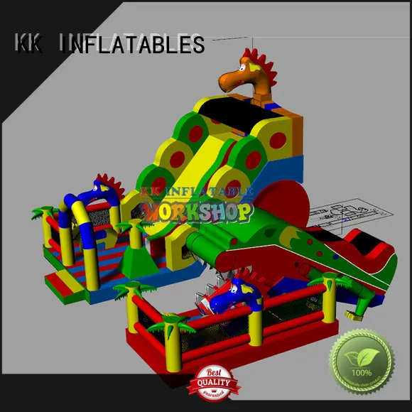 commercial inflatable play center colorful for kids KK INFLATABLE 1