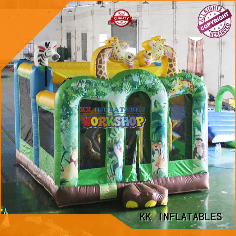 KK INFLATABLE pvc bouncy jumper supplier for paradise 1