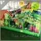 KK INFLATABLE commercial kids bounce house pirate ship for party 1
