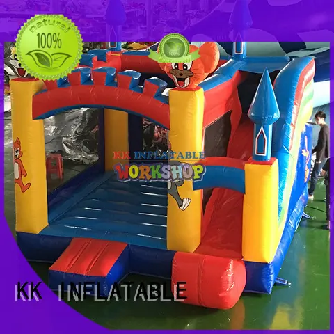 tarpaulin inflatable bounce house supplier for amusement park KK INFLATABLE 1