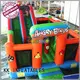 KK INFLATABLE creative bouncy castle with slide slide combination for playground 1