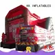 fire truck shape blow up water slide supplier for playground KK INFLATABLE 1