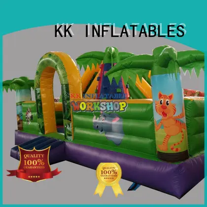 KK INFLATABLE trampoline jumping castle supplier for playground 1