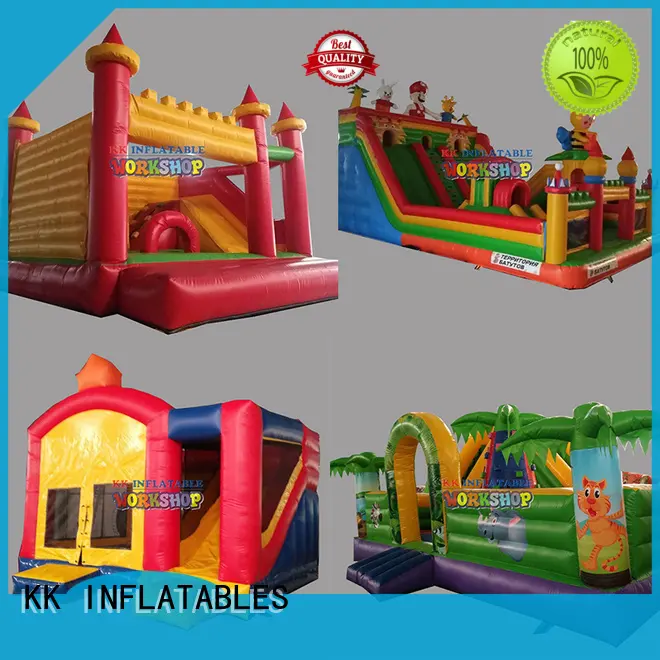 KK INFLATABLE sewing technology water slide jumper wholesale for paradise 1