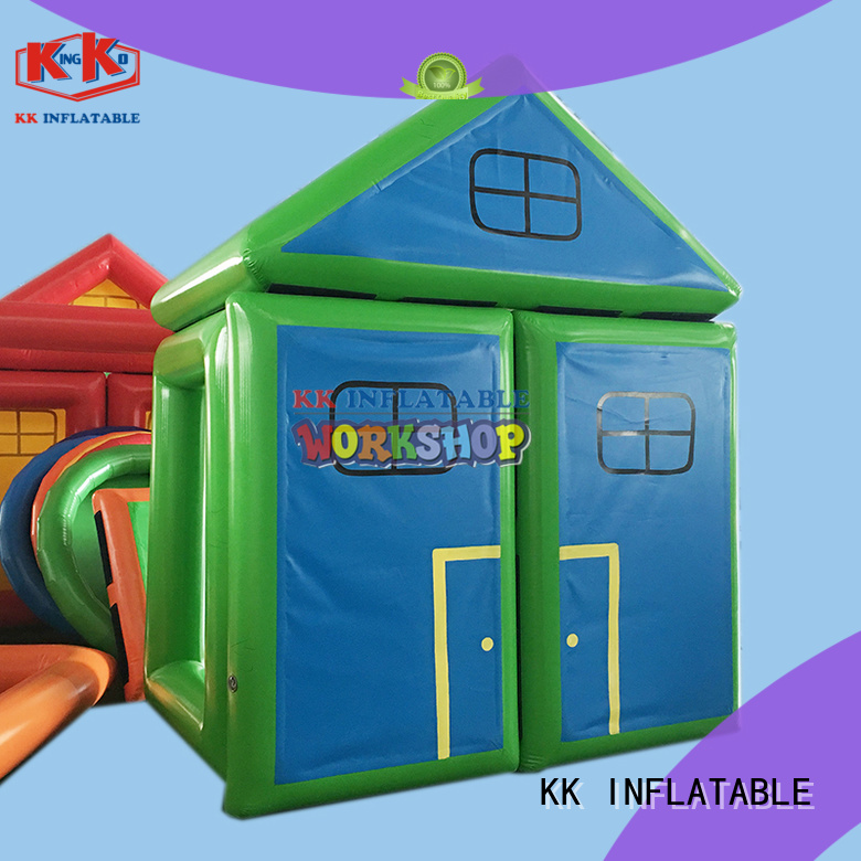 KK INFLATABLE portable kids climbing wall manufacturer for training game 1