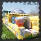 hot selling inflatable castle jumping colorful for paradise 1