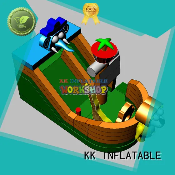 KK INFLATABLE portable inflatable play center colorful for playground 1