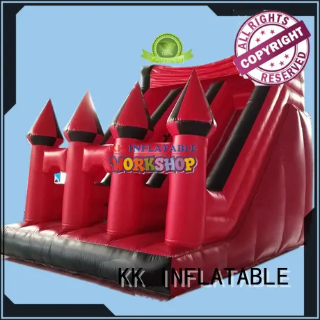 funny kids water slide fire truck shape supplier for parks 1