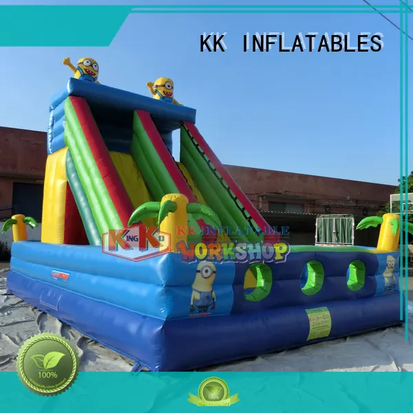 KK INFLATABLE attractive blow up obstacle course manufacturer for playground 1