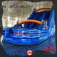 heavy duty kids water slide fire truck shape various styles for playground 1