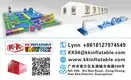 KK INFLATABLE long blow up water slide for wholesale for swimming pool 9