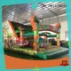 KK INFLATABLE fire truck shape bouncy slide various styles for playground 1