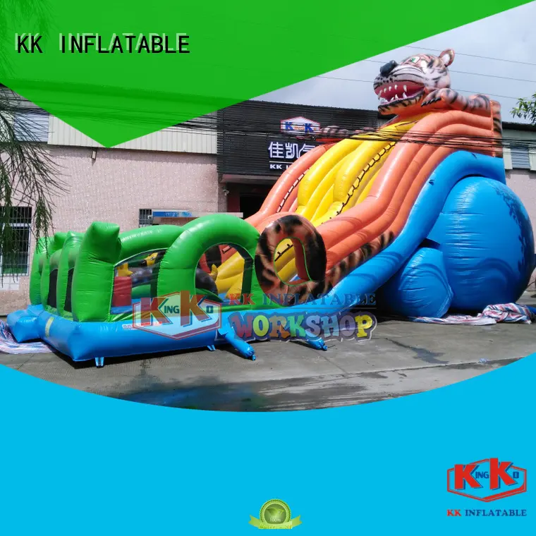 KK INFLATABLE combo inflatable bounce house colorful for playground 1