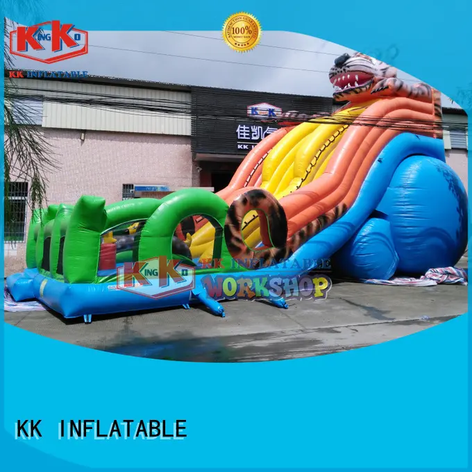 KK INFLATABLE slide combination blow up water slide manufacturer for exhibition 1