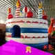 KK INFLATABLE fire truck bouncy jumper factory direct for amusement park 1