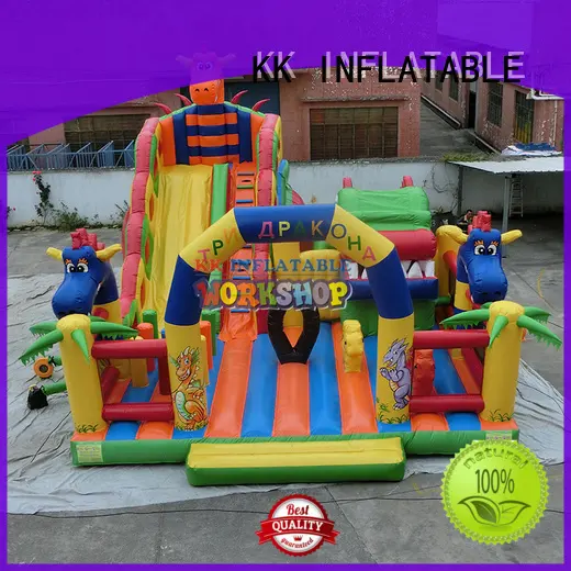 KK INFLATABLE attractive water obstacle course wholesale for racing game 1
