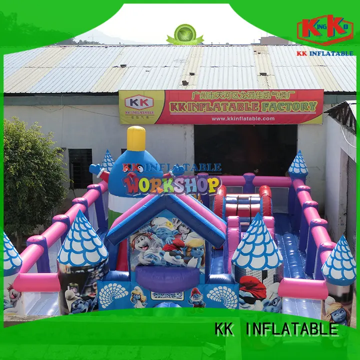 attractive inflatable obstacle course aircraft factory price for racing game 1