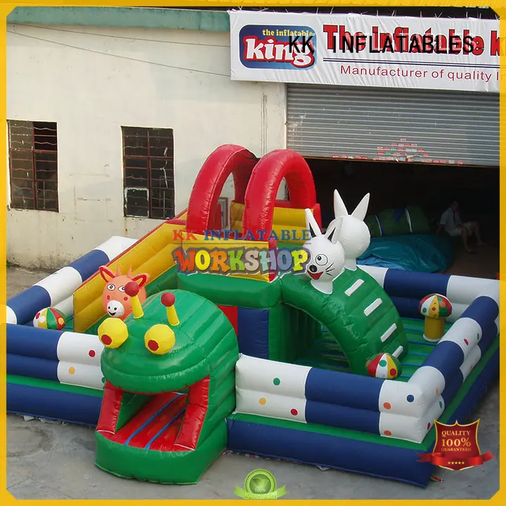 durable inflatable obstacles panda factory price for playground 1