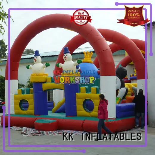KK INFLATABLE hot selling jumping castle colorful for playground 1