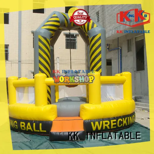 KK INFLATABLE trampoline kids climbing wall factory direct for for amusement park 1