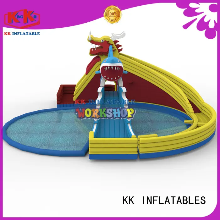 KK INFLATABLE dinosaur inflatable water parks good quality for children 1