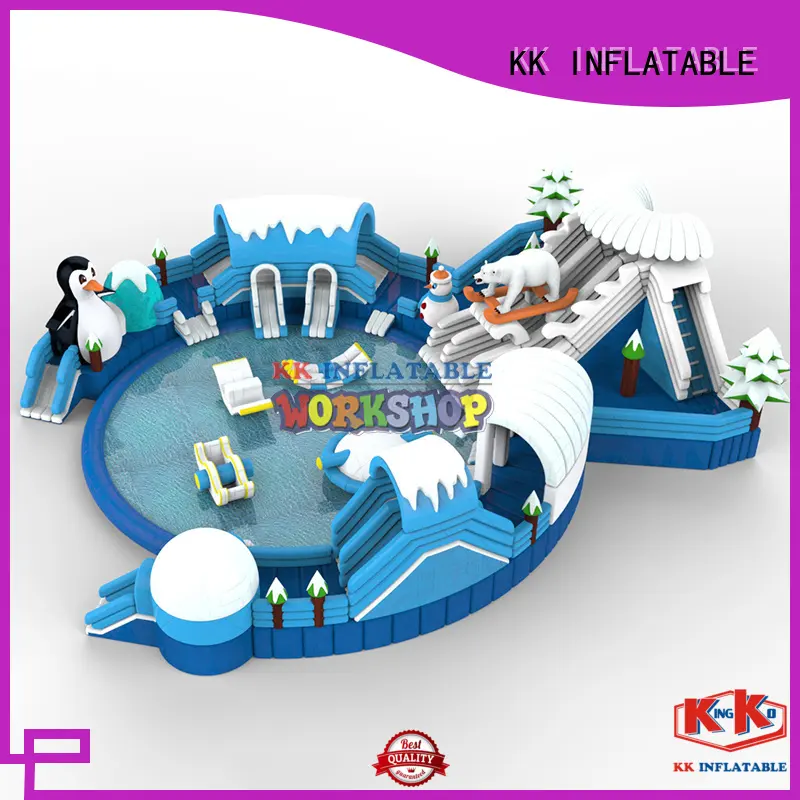 KK INFLATABLE large inflatable theme playground good quality for beach 1