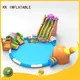 KK INFLATABLE slide pool combination inflatable water playground animal modelling for paradise 1