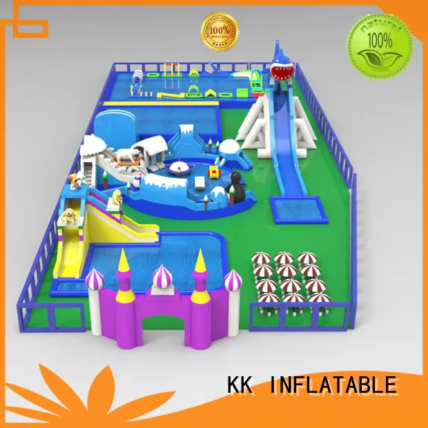 KK INFLATABLE dinosaur inflatable water playground factory price for children 1